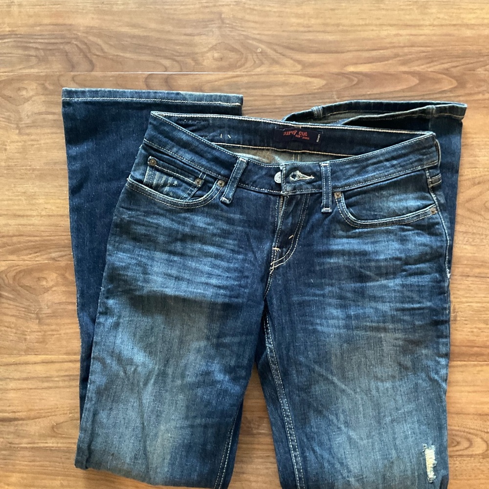 Levi's Women's Dark Indigo Straight Leg Jeans